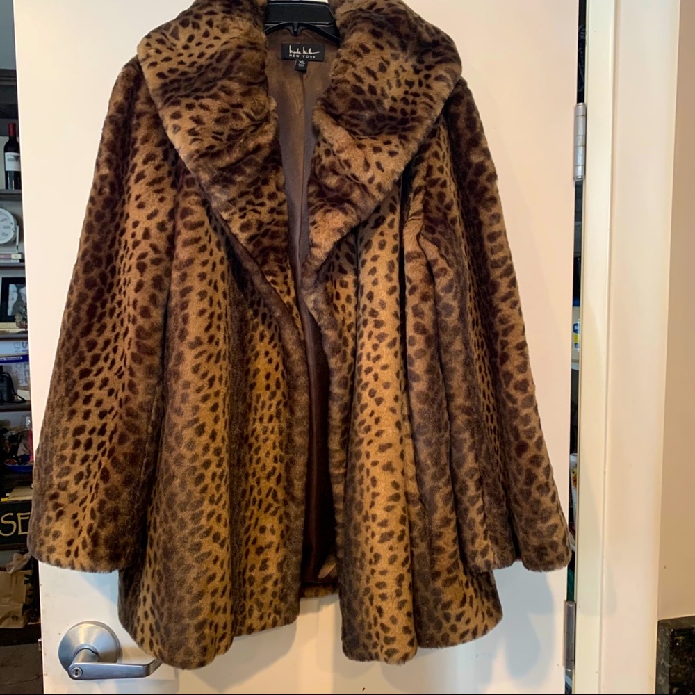 Nicole Miller Faux Fur Jacket!!!!